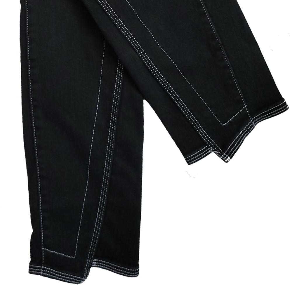 7 for All Mankind black ankle super skinny crop jeans 28 - Picture 4 of 15